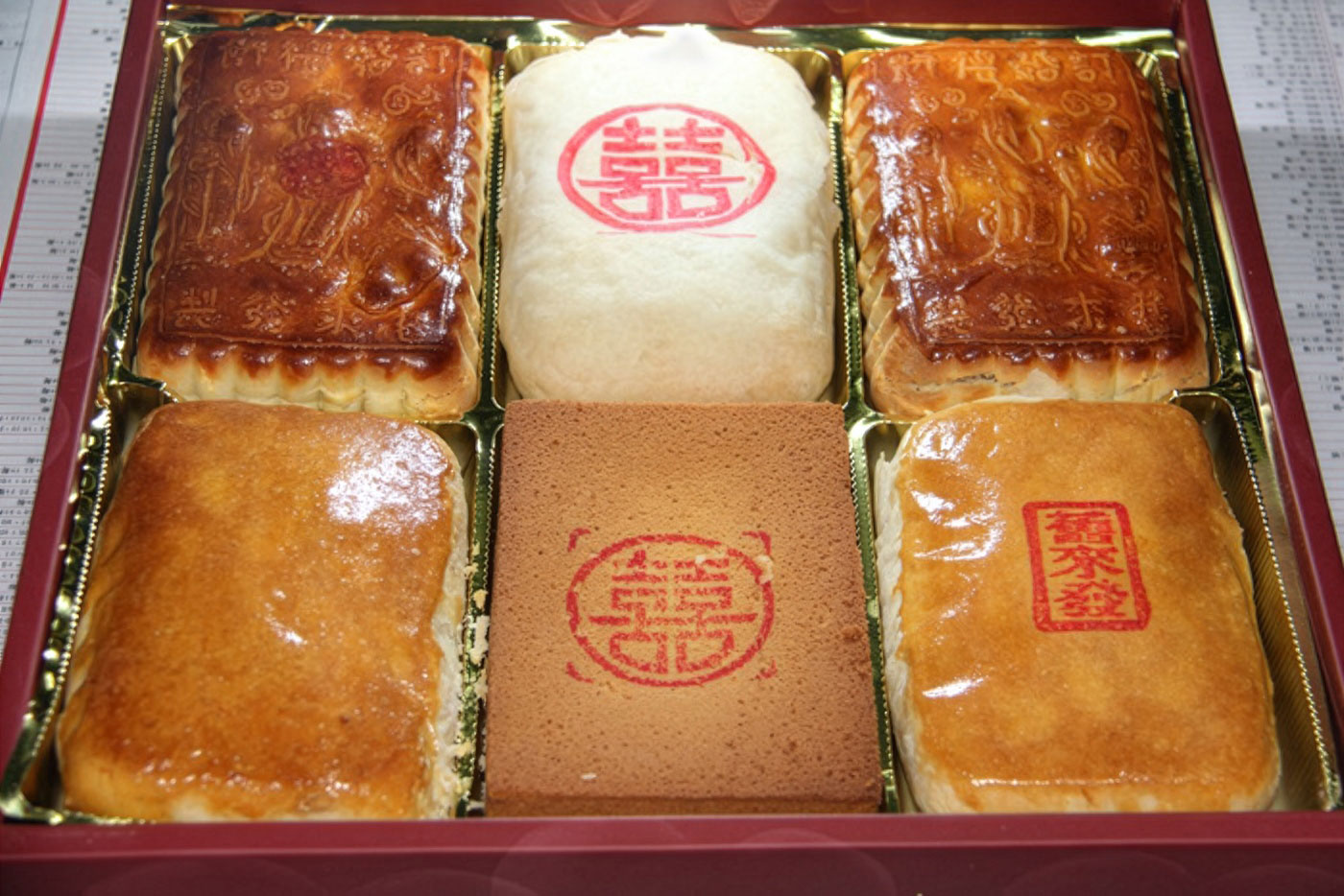 伍斤喜餅盒 - 基本訂購量12盒